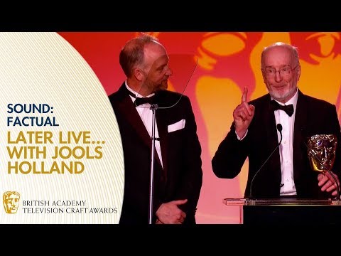 Later Live... with Jools Holland Wins Sound Factual | BAFTA TV Craft Awards 2019