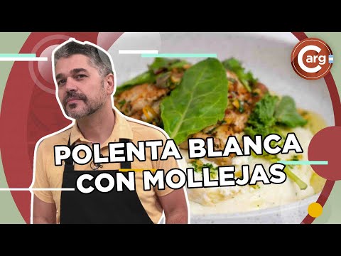 POLENTA BLANCA CON MOLLEJAS