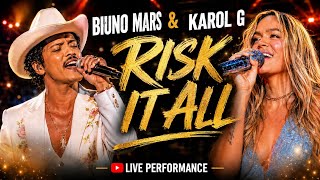 Download lagu Bruno Mars & Karol G - Risk it all ( live performance) sofi stadium  mp3
