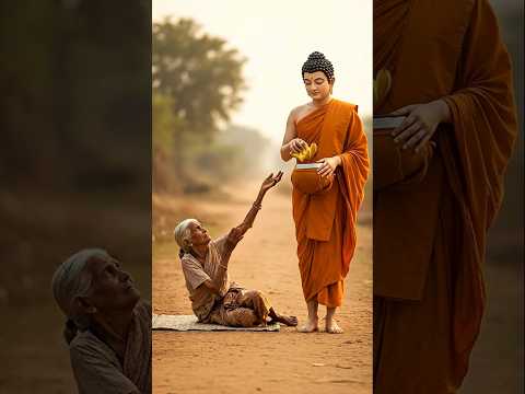She Gave Her Last Bananas… And Buddha Gave Her Life Back | Short #Buddha #BuddhaStory #Buddhism