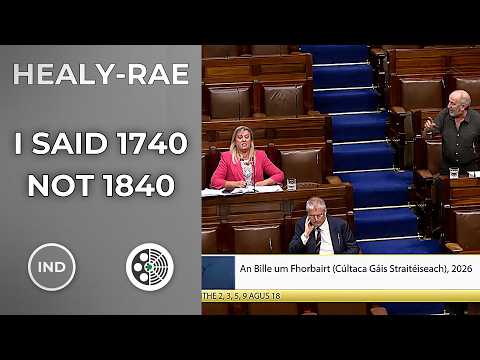 Danny Healy-Rae: I said 1740, not 1840