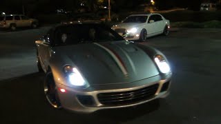 preview picture of video 'Ferrari 599 & Bentley Flying Spur on Forgiatos'