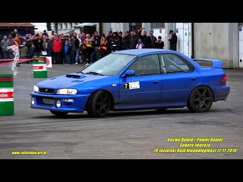 Gucwa Dawid / Popiół Daniel - Subaru Impreza - 19 Jasielski Rajd Niepodległości 11-11-2019