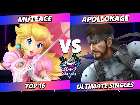 LMM Miami 2023 - MuteAce (Peach) Vs. ApolloKage (Snake) Smash Ultimate - SSBU
