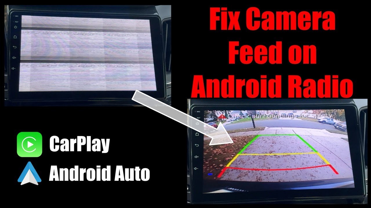 Fix Scrambled Reverse Camera Feed | Android CarPlay Radio Quick Fix