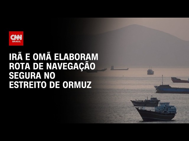 Guerra no Oriente Médio: Irã e Omã elaboram rota de navegação segura em Ormuz | CNN PRIME TIME