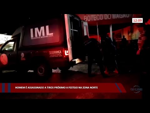 Homem é assassinado a tiros próximo a festejo na zona norte 21 11 2022