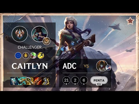 Caitlyn ADC vs Jhin - EUW Challenger Patch 11.24