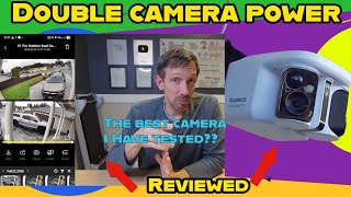 This Security Camera Sees EVERYTHING 😳 | Baseus X1 Pro Dual Camera Review AI assisted