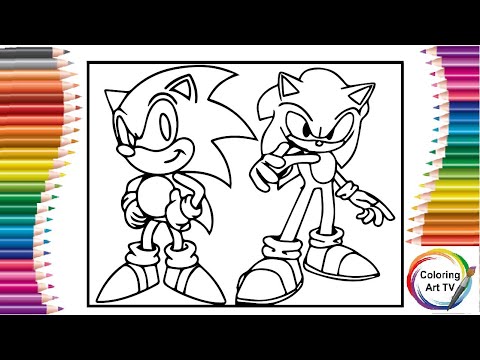 Sonic Prime coloring page / Sonic Prime 2022 coloring Pages