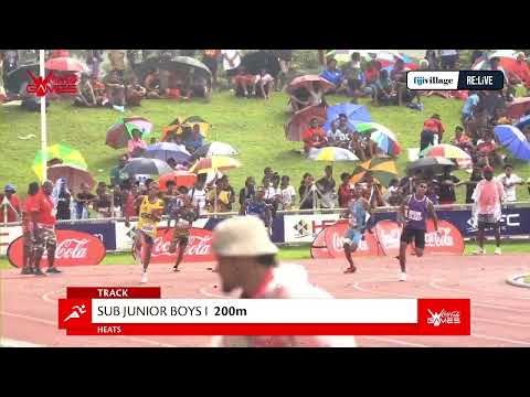 Sub Junior Boys - 200m Heat 7