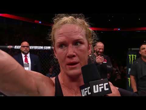 UFC 225: Holly Holm Octagon Interview