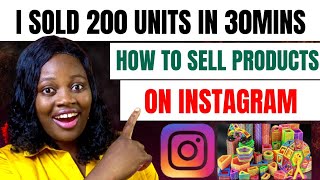 How To Sell Products Fast On Instagram With Your Phone In 2024 |How To Make Money Daily On Instagram