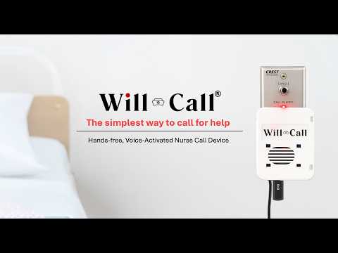Slide 3 - Will-Call Voice Activated Nurse Call Device, main unit (video)