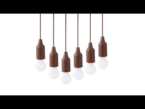 Improvements 6pk ColorChanging Pull Lights w/Remote