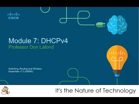 NetAcad SRWE Module 7: DHCPv4 Presentation