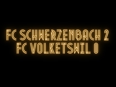 FC Schwerzenbach - FC Volketswil 2:0