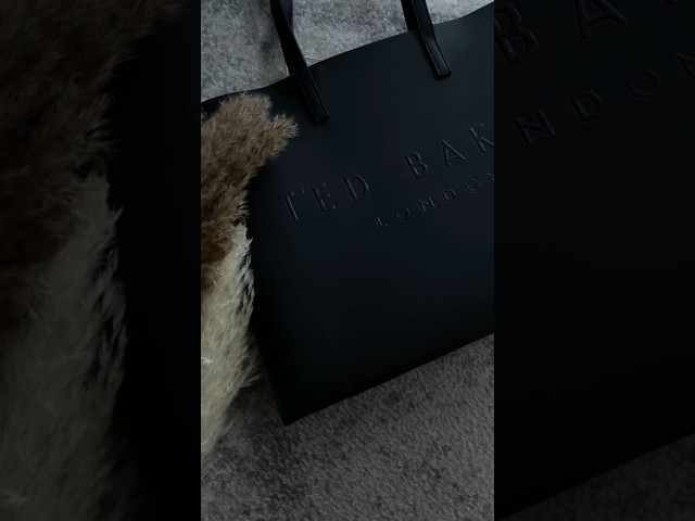 Vídeo relacionado con Ted Baker bolso de hombro bolso shopper Elyzaa Large Rose Print Icon Bag Mid Blue multicolor