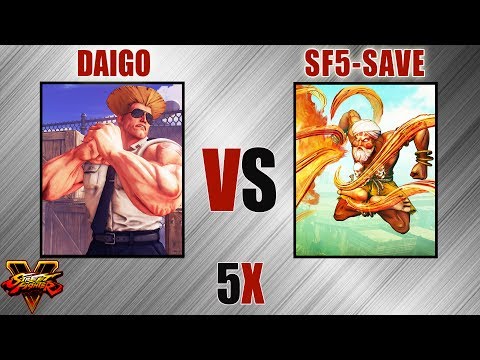 SFV S2.5 - Daigo [Guile] vs SF5-Save [Dhalsim]