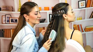 Download lagu ASMR Girl in the Back of Class Plays With Hair | Gentle Brushing, Braiding & Sleepy Tingles To Relax mp3