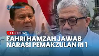 Video Saiful Mujani soal Pemakzulan Prabowo Viral, Fahri Hamzah Beri Respons Menohok!