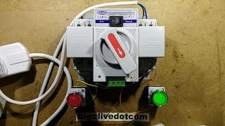 Automatic generator changeover switch (with schematic).