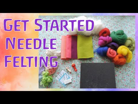 How To Begin Needle Felting For The Complete Beginner. EverEver Felting Tutorial 