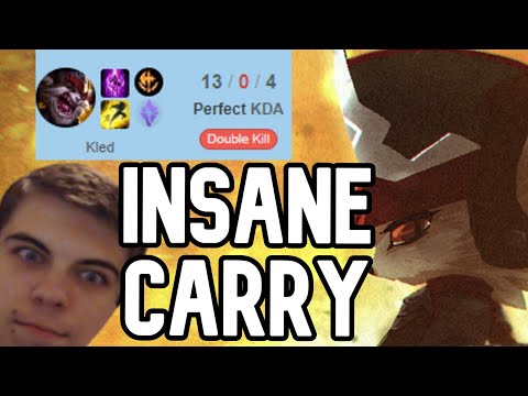 HOLY! KLED MID IS ACTUALLY SO INSANE! 13 KILLS IN 19 MIN! S10 Kled Mid Gameplay! -League of Legends!