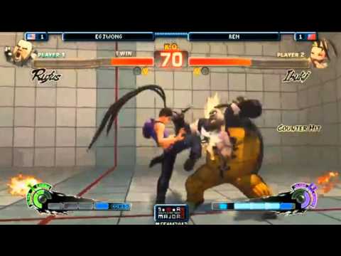 South East Asia Major 2013 Super Street Fighter 4：Arcade Edition Justinwang vs Ren
