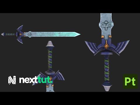 Master Sword Stylized Textures! Substance Painter Tips and Tricks