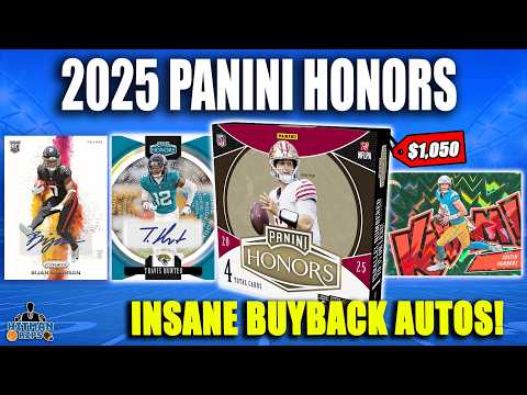 $1,000+ per Box - 2025 Panini Honors Football Hobby Box