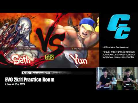 SSF4 AE: Poongko (Seth) vs Xian (Yun) - Crosscounter stream (Pre Evo 2011)