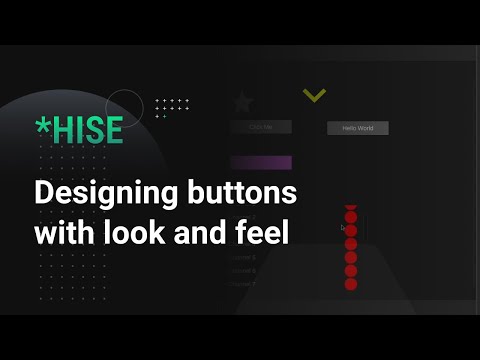 Designing buttons with look and feel in HISE | button laf