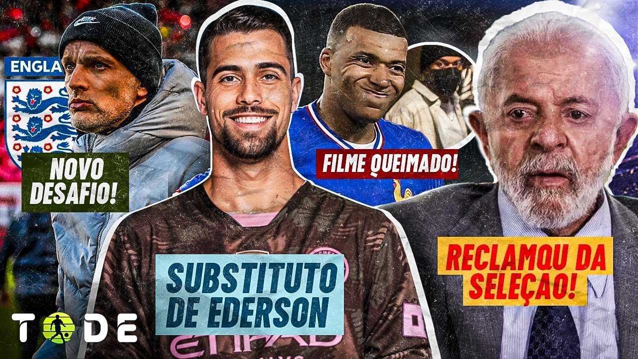 TUCHEL vai ASSUMIR A INGLATERRA l LULA da PITACO na SELEÇÃO l CITY quer D. COSTA l MBAPPÉ MASCARADO