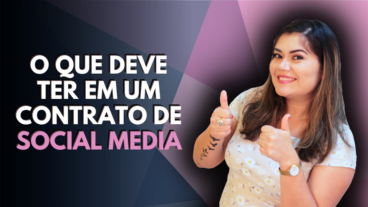 O QUE DEVE TER NO MODELO DE CONTRATO DE SOCIAL MEDIA | Wanessa Castro
