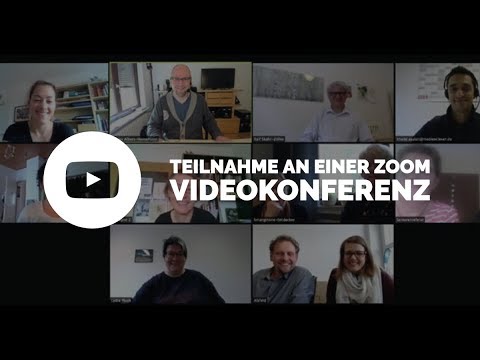 Teilnahme an einer Zoom Konferenz / einem Webinar