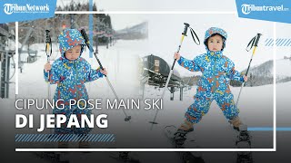 Rayyanza Kepo Minta Ikut Main Ski, Begini Gaya Kerennya