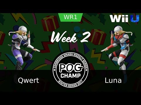 Pog Champ Winter W2  - Winners Round 1 - Qwert (Sheik, Roy, Bowser) vs. Luna (Sheik)