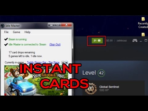 how to use idle master steam