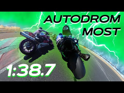 Autodrom Most 1:38.7 onboard Yamaha R1 🔥