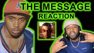 Nas - The Message REACTION | He might be the GOAT! 🔥🔥