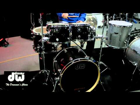 Bateria DW Performance Ebony Stain 20,10,12,14"+14" - Groove It Up Drum Shop