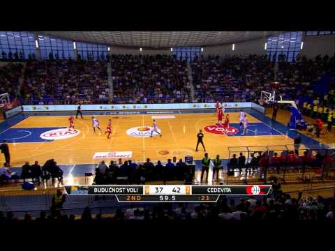 ABA Liga 2014/15, Semi-finals Round 1 match: Budućnost VOLI - Cedevita (14.4.2015)