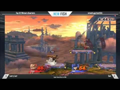 NEW FISH Smash 4 Winner Quarters: Larry Lurr (Fox) vs. San (Ike)