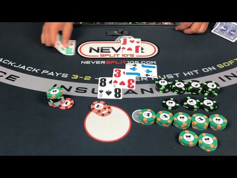$20,000 Blackjack Win - Crazy up and down session - YouTube