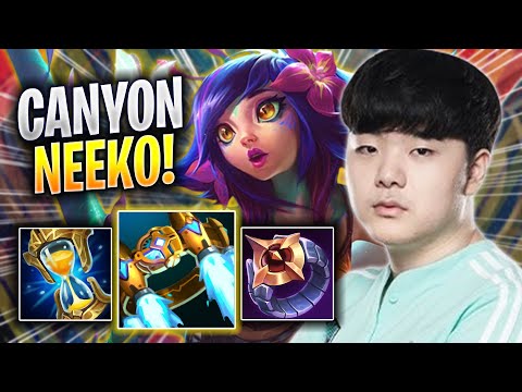 CANYON IS SO CLEAN WITH NEEKO! - DK Canyon Plays Neeko JUNGLE vs Sylas! | Season 2023