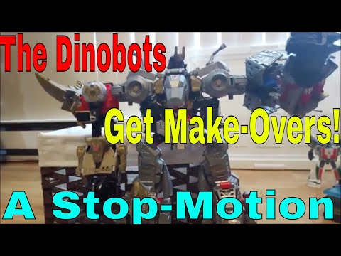 The  Dinobots Get Make-Overs!! - A Stop-Motion
