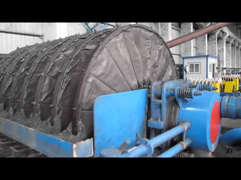 Iron ore concentrate filtration disc filter cloth