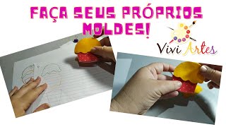Faa seus prprios moldes para artesanato #costuracriativa