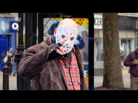 READING - POSSESSED MACHETE MAN WALKS into KIDS PARK !!??